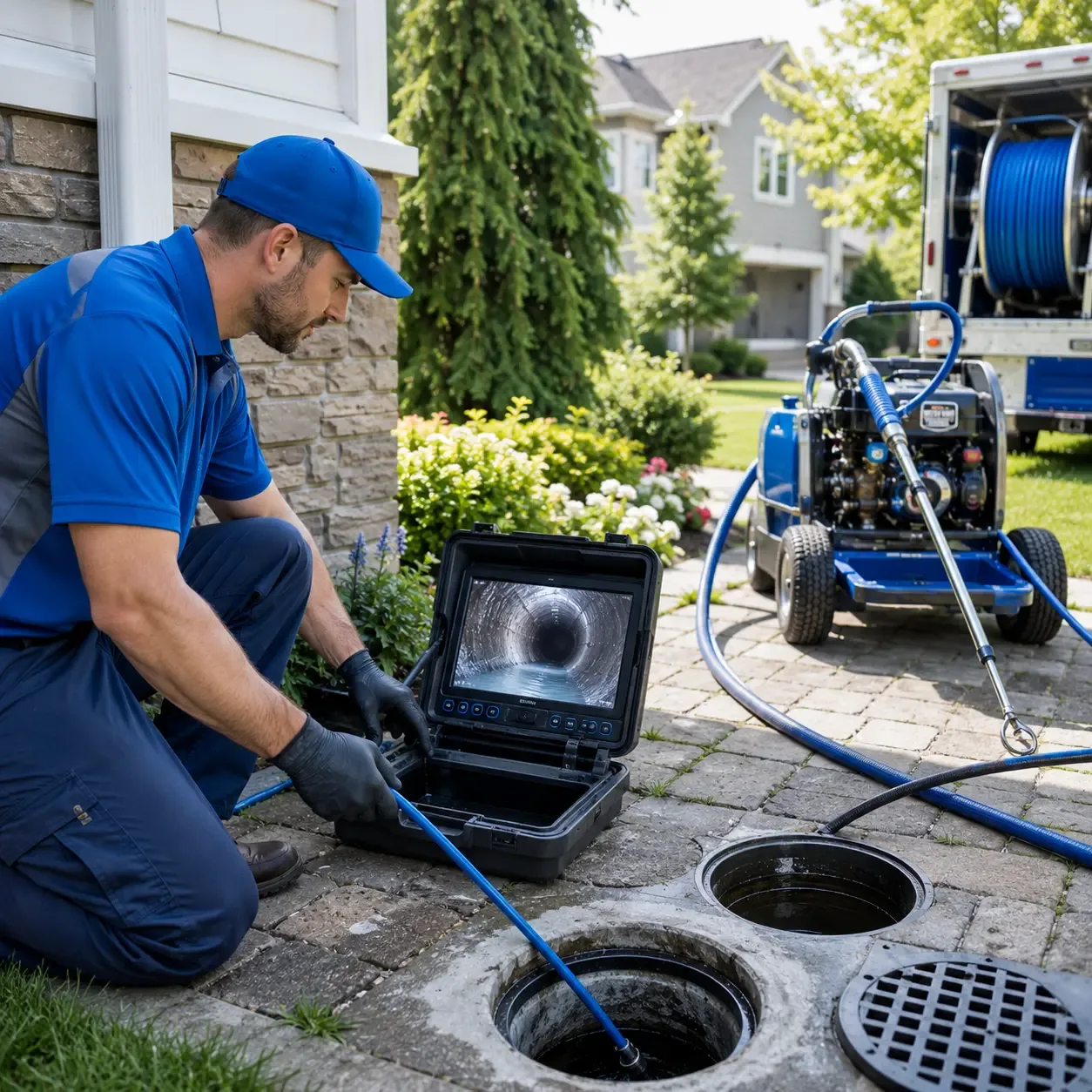 Outdoor drain cleaning professionals serving Olton, TX