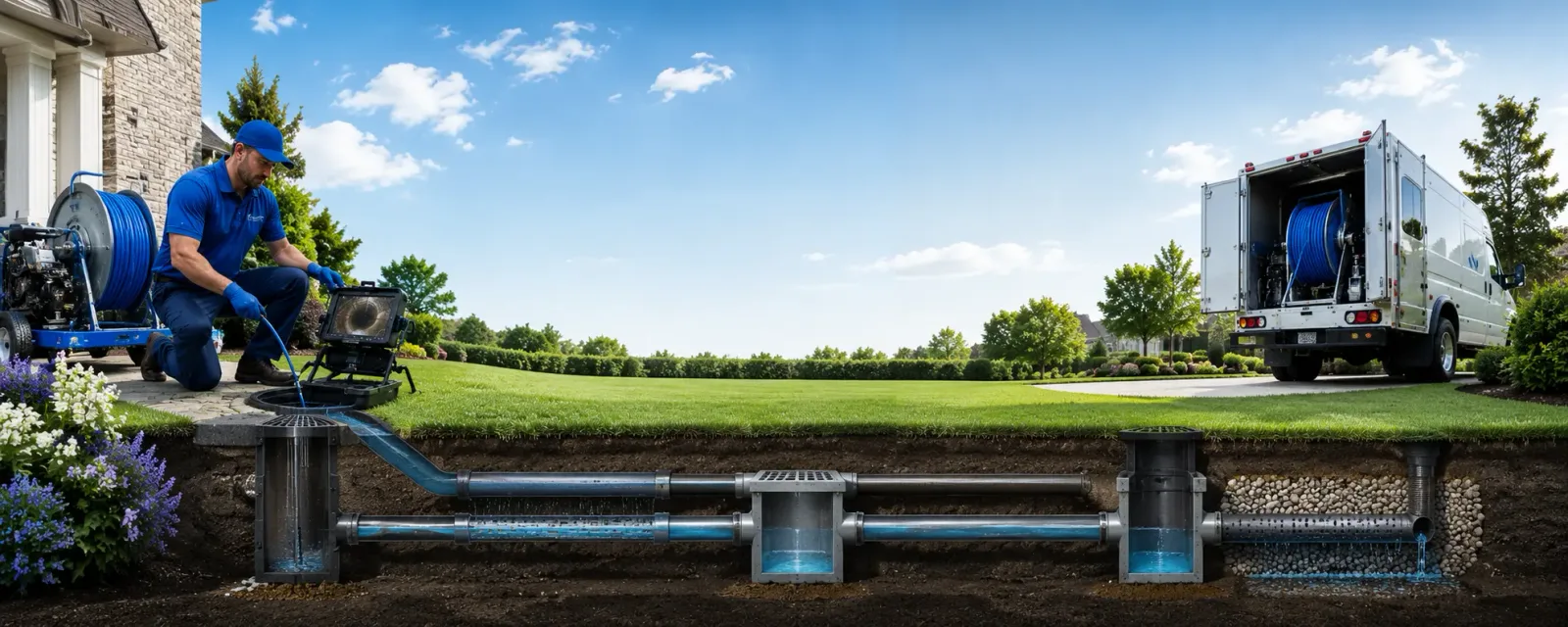 Outdoor drain cleaning information for Olton, TX